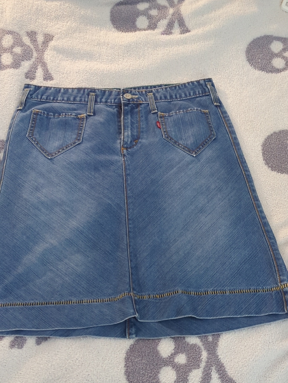 Levi's Vintage Classic Blue Denim Skirt